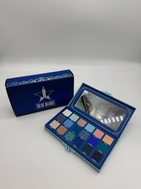 Jeffree Star Blue Blood Eyeshadow Palette – Blues & Teals with Accents